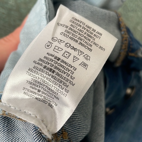 Free People Cut Off Skinny Jeans - Picture 7 of 7